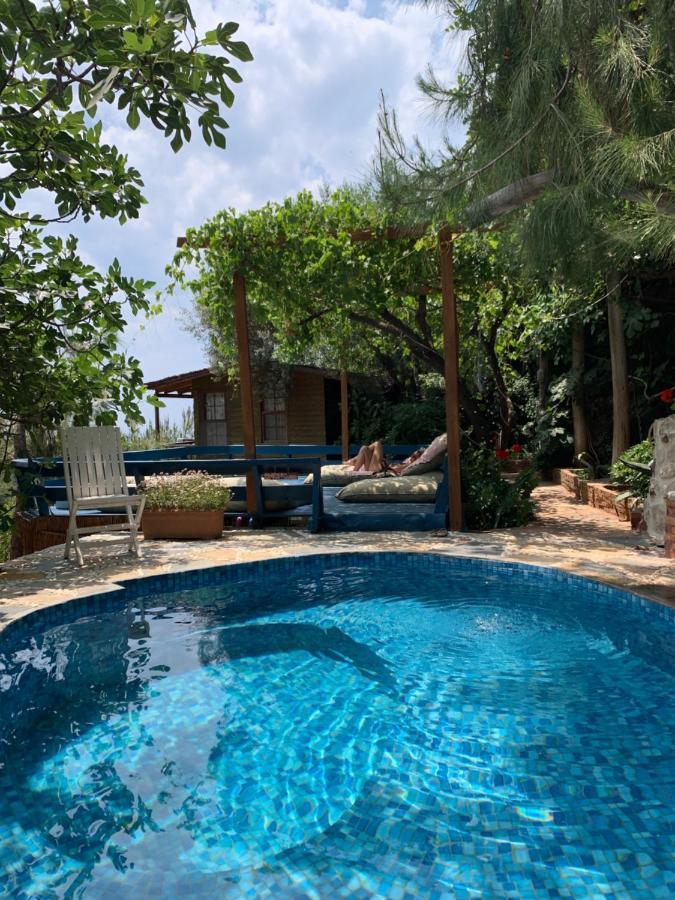 Bamboo Bungalow With Sea View In Kabak Bay, Oeluedeniz Fethiye Exterior photo